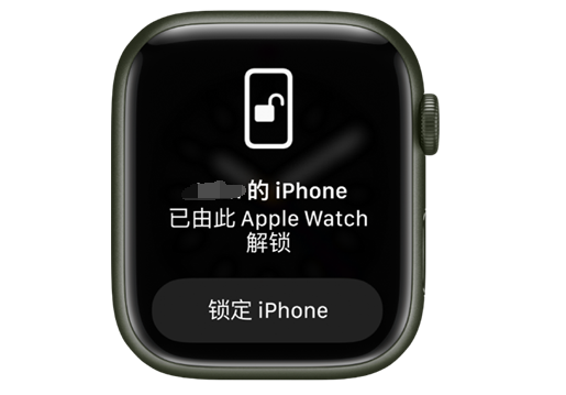 黄流镇苹果手机维修分享用 AppleWatch 解锁配备面容 ID 的 iPhone方法 