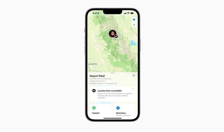黄流镇苹果14维修分享iPhone14系列中 FindMy功能通过卫星分享位置方法教程 
